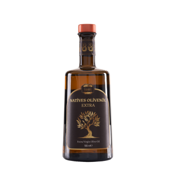 Soğuk Sıkım Naturel Sızma Zeytinyağ 500 ml Cam Şişe